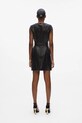 Karl Lagerfeld rochie de piele A4W13034 negru AW25