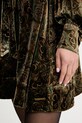 Barbour sukienka z dodatkiem jedwabiu x Farm Rio LDR0959 zielony