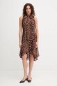 Φόρεμα Dkny DD5G2M24 καφέ AW25