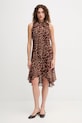 Dkny sukienka DD5G2M24 brązowy AW25