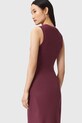 AllSaints sukienka GIA bordowy W073DD