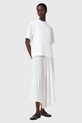 AllSaints sukienka i t-shirt JAX casual biały W326DB