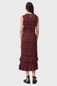 AllSaints sukienka NYLA W034DD czerwony