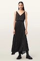 Šaty AllSaints SINEAD W064DD čierna AW25