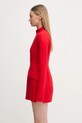 Sportmax sukienka z dodatkiem wełny TEFRITE 2522226014600 czerwony AW25