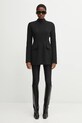 Платье с добавлением шерсти Sportmax TEFRITE 2522226014600 чёрный