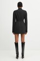 Odzież Sportmax sukienka z dodatkiem wełny TEFRITE01 2522226024600 czarny