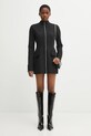 Sportmax sukienka z dodatkiem wełny TEFRITE01 2522226024600 czarny