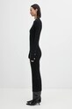 Sportmax sukienka z dodatkiem wełny GARIBO 2522326022600 czarny AW25