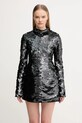 Sportmax sukienka TEFRITE04 tkanina czarny 2522626014600