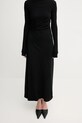 Sportmax rochie cu lână EDILE negru 2522626022600