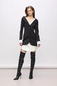 Karl Lagerfeld sukienka z elastanem czarny A4W13053
