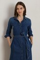 Одежда Джинсовое платье Lauren Ralph Lauren 200979976 тёмно-синий
