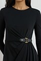 Obleka Lauren Ralph Lauren črna 200980222