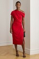 Φόρεμα Lauren Ralph Lauren με ελαστάν κόκκινο 200980223