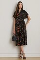 Платье Lauren Ralph Lauren узор чёрный 200P02008