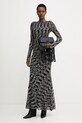 Missoni sukienka DS25WG21.BR012H czarny AW25