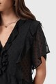 AllSaints sukienka MARI W016DD czarny AW25