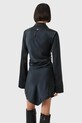 AllSaints sukienka TIRA granatowy W013DD