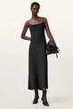 AllSaints sukienka HADLEY z elastanem czarny W033DZ