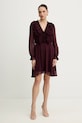 Morgan sukienka RCATHY bordowy SS26
