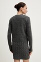 Odzież Morgan sukienka z domieszką wełny RMGREY szary