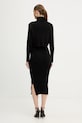 Odzież Morgan sukienka i sweter RMORIA czarny
