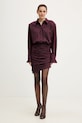 Retrofete rochie Narine FW24.10168 burgundia AW25