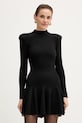 Retrofete rochie Sydonie mini negru FW24.9733