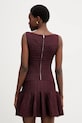 Odzież Retrofete sukienka Audrina PF24.9478 bordowy