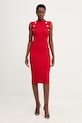Retrofete sukienka Nunzia z elastanem czerwony R.FW25.12085.17