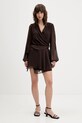 Abercrombie & Fitch sukienka KI159.6295.450 brązowy AW25