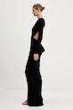 Rick Owens Lilies sukienka Poppy LI02E3507.RV czarny AW25