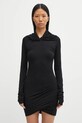 Платье с добавлением кашемира Rick Owens Lilies Kairo casual чёрный LI02E3568.JBWS