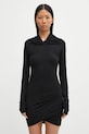 Платье с добавлением кашемира Rick Owens Lilies Kairo casual чёрный LI02E3568.JBWS