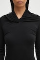 Платье с добавлением кашемира Rick Owens Lilies Kairo чёрный LI02E3568.JBWS