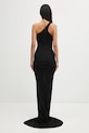 Ρούχα Φόρεμα από βισκόζη Rick Owens Lilies One Shoulder Gown LI02E3571.RV μαύρο