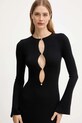 Bardot sukienka czarny 59801DB