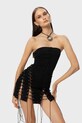 GOD SAVE QUEENS sukienka SORRY I'M LATE DRESS GSQ.172.310 czarny AW25