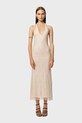GOD SAVE QUEENS sukienka VENUS DRESS midi beżowy GSQ.173.310