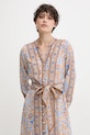 Hale BOB vestito in seta blu 56CT620A