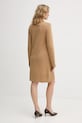 Odzież United Colors of Benetton sukienka z dodatkiem wełny 1444DV02F brązowy