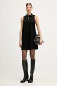 United Colors of Benetton sukienka 4E6QDV0C0 czarny AW25