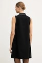 Odzież United Colors of Benetton sukienka 4E6QDV0C0 czarny