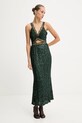 Never Fully Dressed sukienka NFDDR3066 zielony AW25