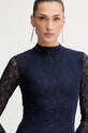 Bardot sukienka granatowy 59476DB2