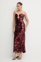 Bardot sukienka 59946DB1 czerwony AW25