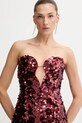 Bardot sukienka czerwony 59946DB1