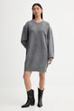 Φόρεμα με προσθήκη μαλλιού IRO WM33TONINA WM33TONINA γκρί AW25
