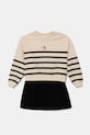 Calvin Klein Jeans sukienka bawełniana dziecięca wzorzyste beżowy IG0IG02963.9BYA